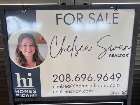 Homes of Idaho For Sale panel with agent photo
