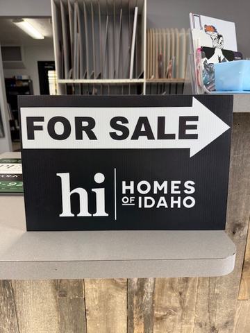 Homes of Idaho For Sale directional sign
